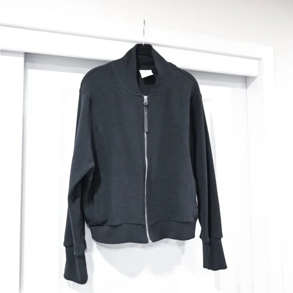 VARLEY ALIA ZIPPED SWEATER BOMBER JACKET SIZE MEDIUM - Picture 5 of 9